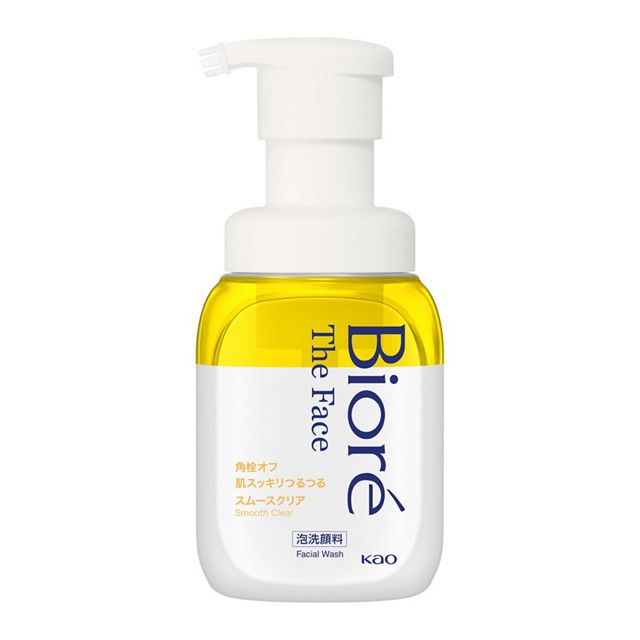 Biore Face Foam Facial Cleanser Smooth Clear 200ml