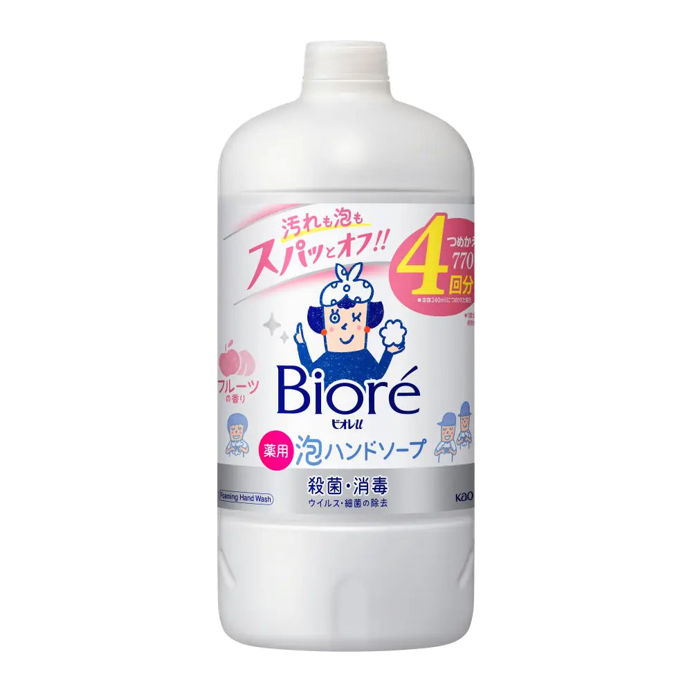 Kao Biore U Foam Hand Soap Fruit Refill 770ml