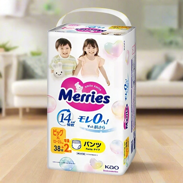 Kao Merries Nappy Pants Diapers #XL 38+2pcs