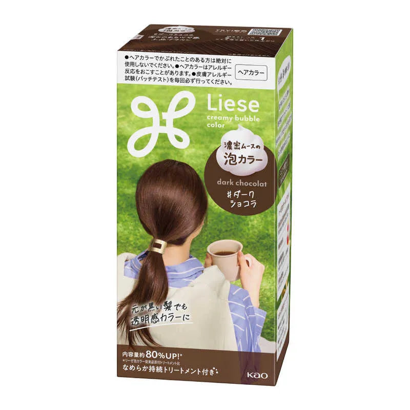 Kao Liese Creamy Bubble Hair Color Dark Chocolate 115ml