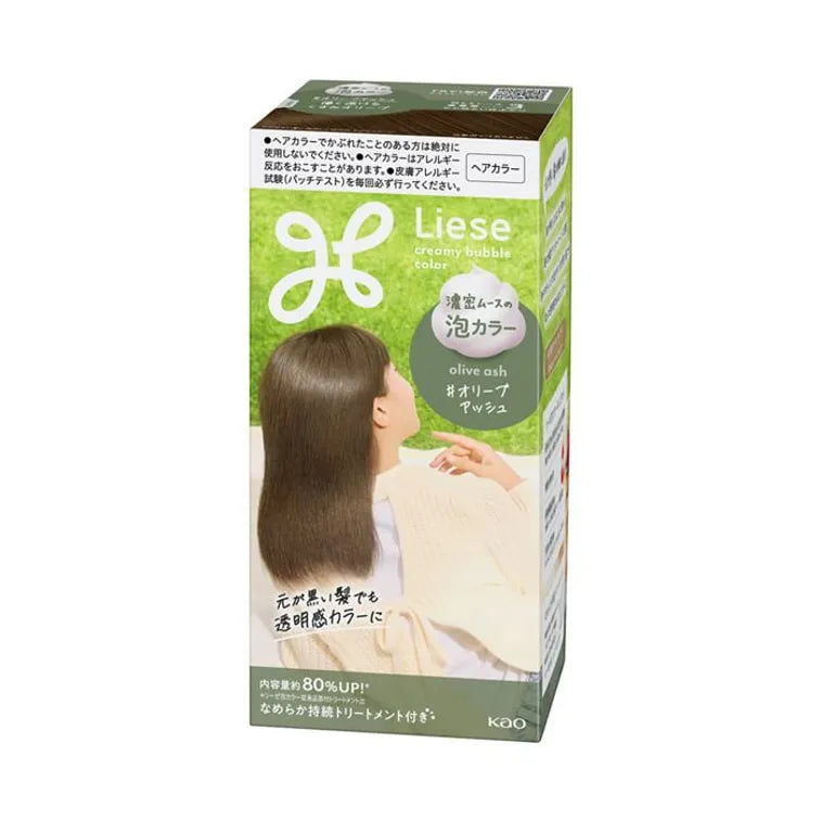 Kao Liese Prettia Bubble Hair Color Olive Ash