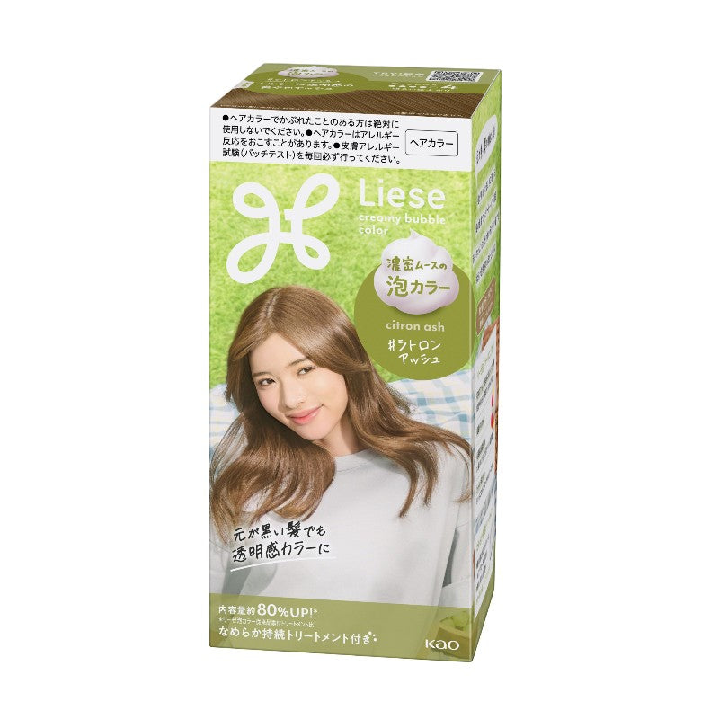 Kao Liese Creamy Bubble Hair Color Citron Ash 115ml