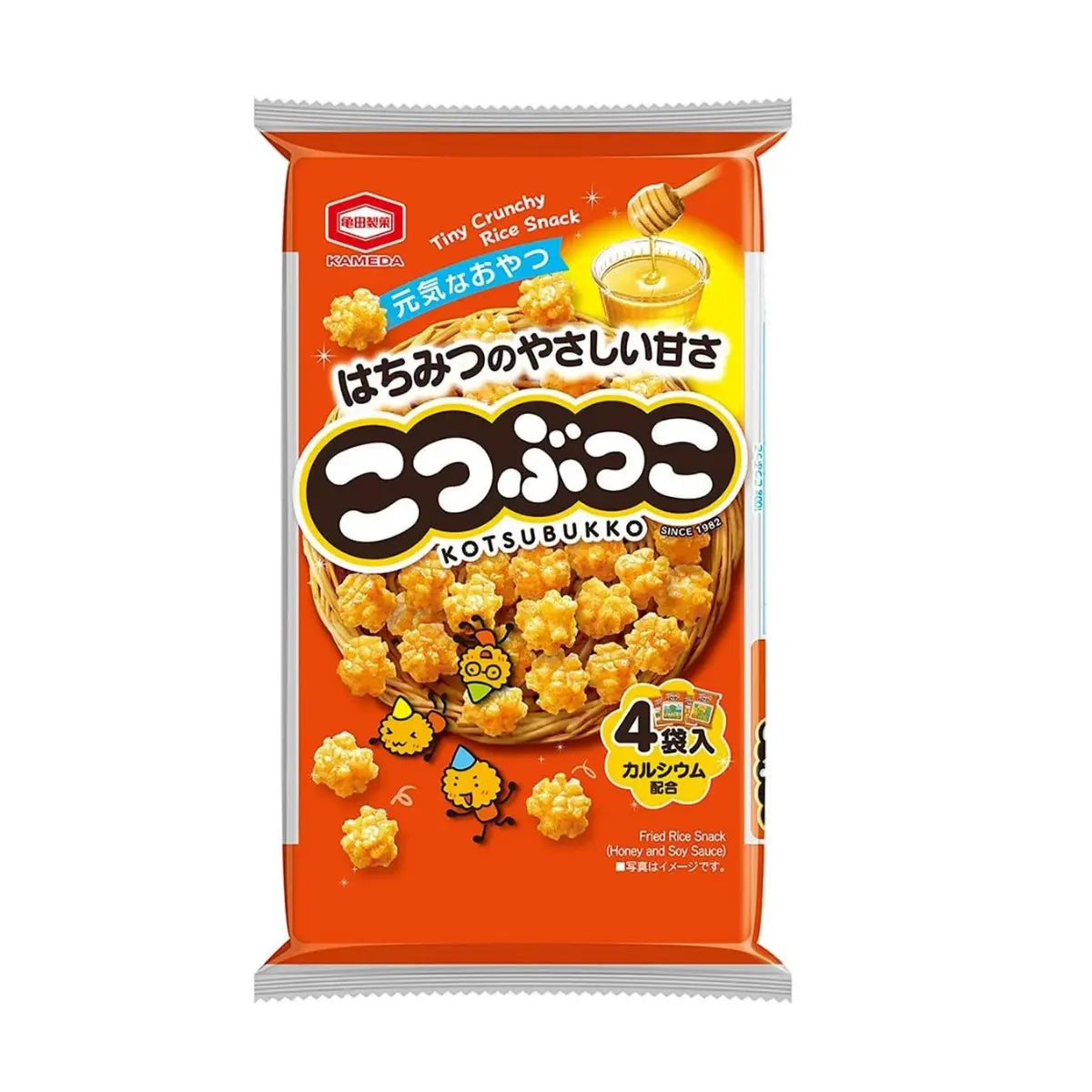 Kameda Kotsubukko Fried Rice Cracker Honey & Soy Sauce 110g