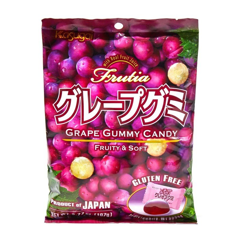 Kasugai Grape Gummy Candy 107g