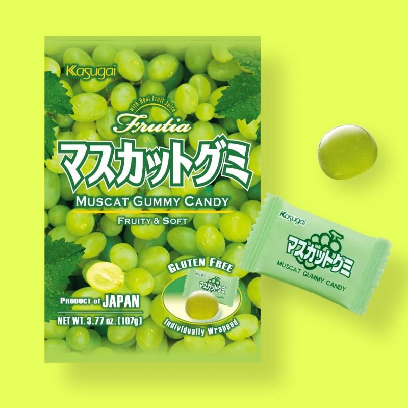 Kasugai Muscat Gummy Candy 107g