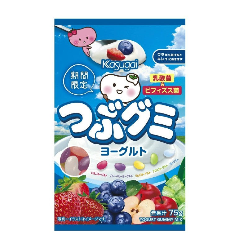 Kasugai Seika Tsuzu Yogurt Gummy Mix 75g