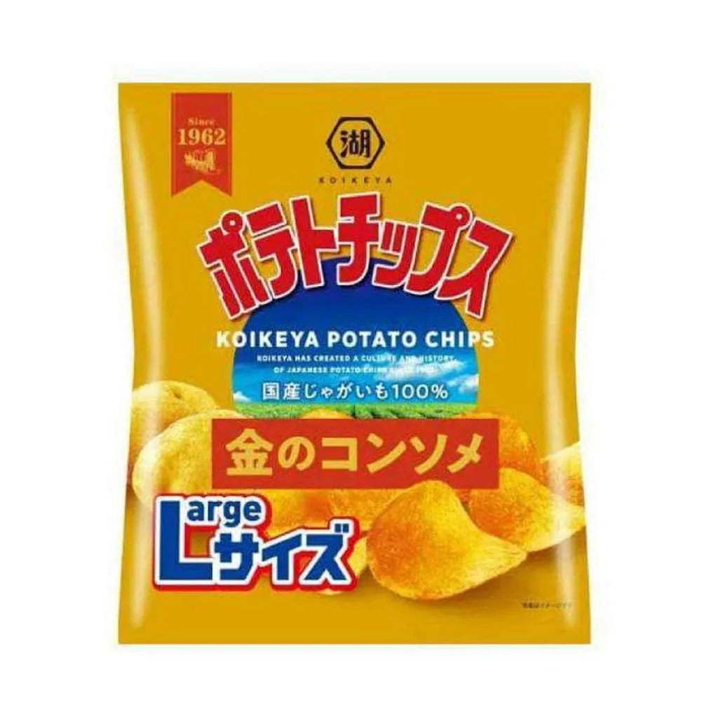 Koikeya Potato Chips Gold Consomme Flavor 122g