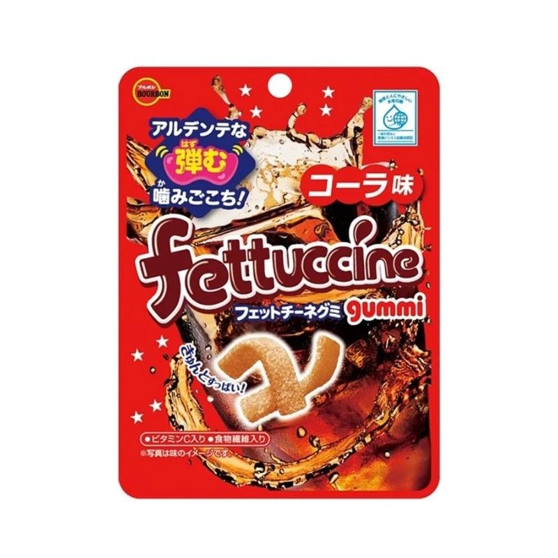 Bourbon Fettuccine Slice Gummy Cola 50g