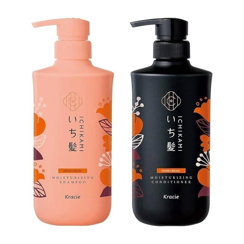 Kracie Ichikami Moisturizing Hair Care Shampoo & Conditioner 480ml*2