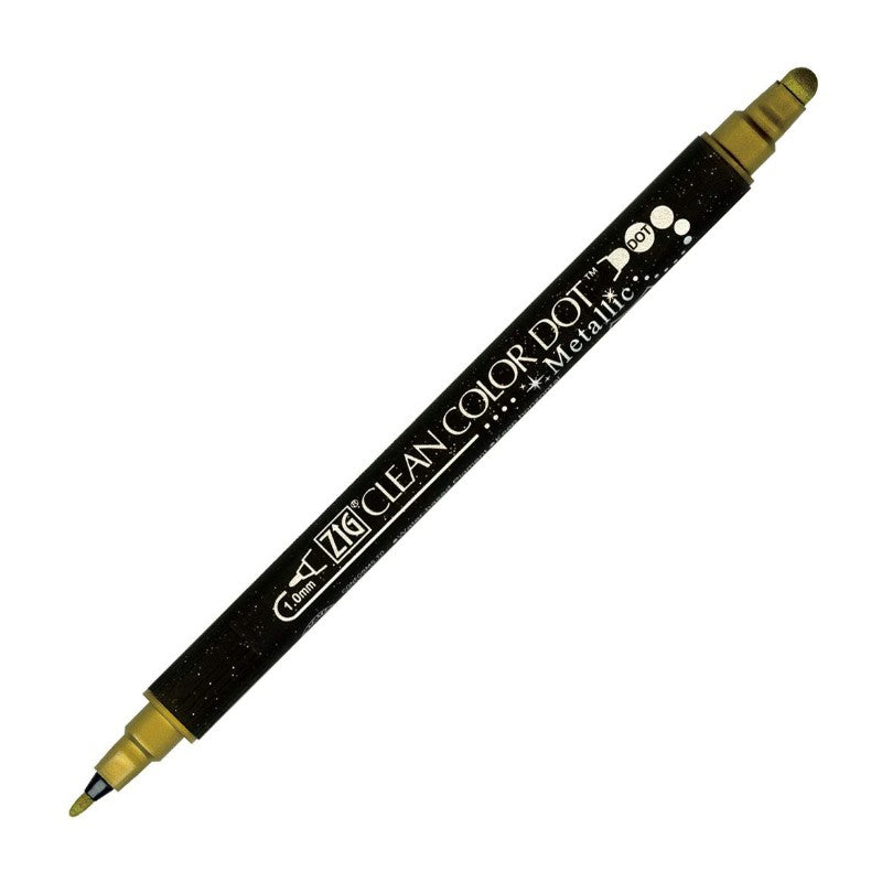 Kuretake ZIG Clean Color Dot Highlighter Metallic Gold