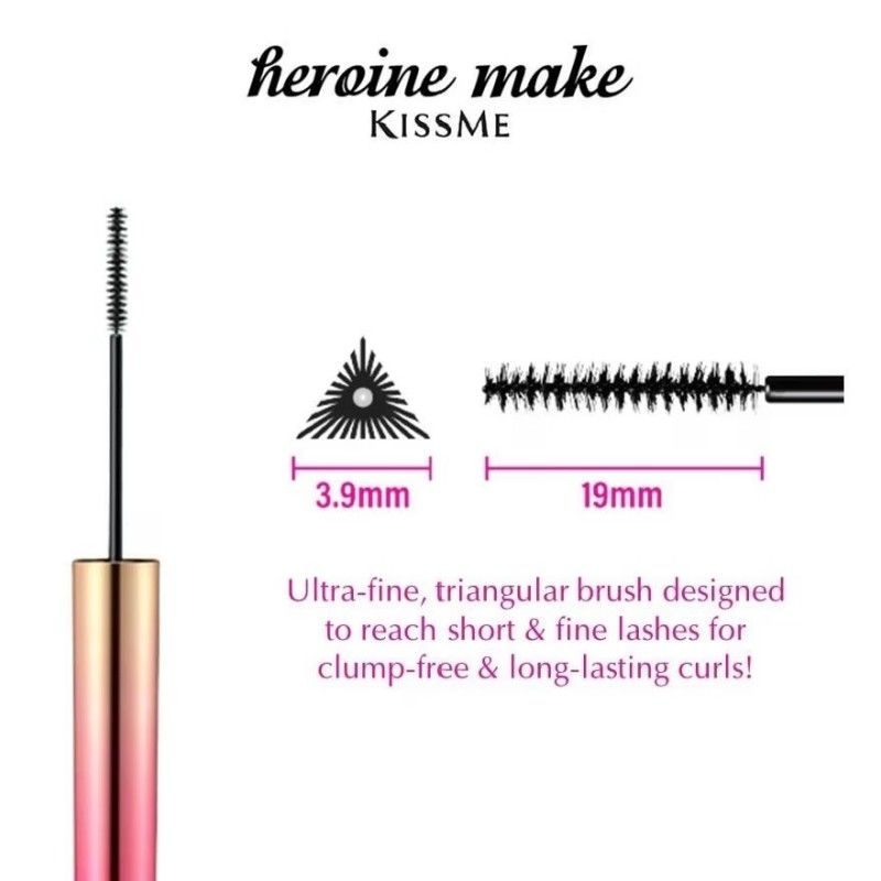 Kiss Me Heroine Make Micro Mascara Advanced Film #Brown