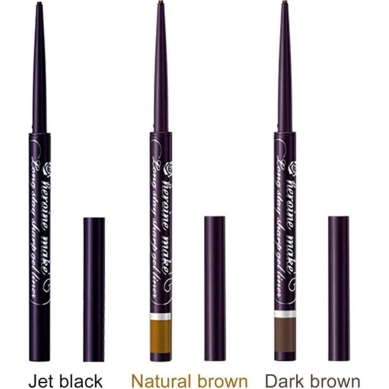 Kiss Me Isehan Heroine Make Long Stay Sharp Gel Liner Jet Black