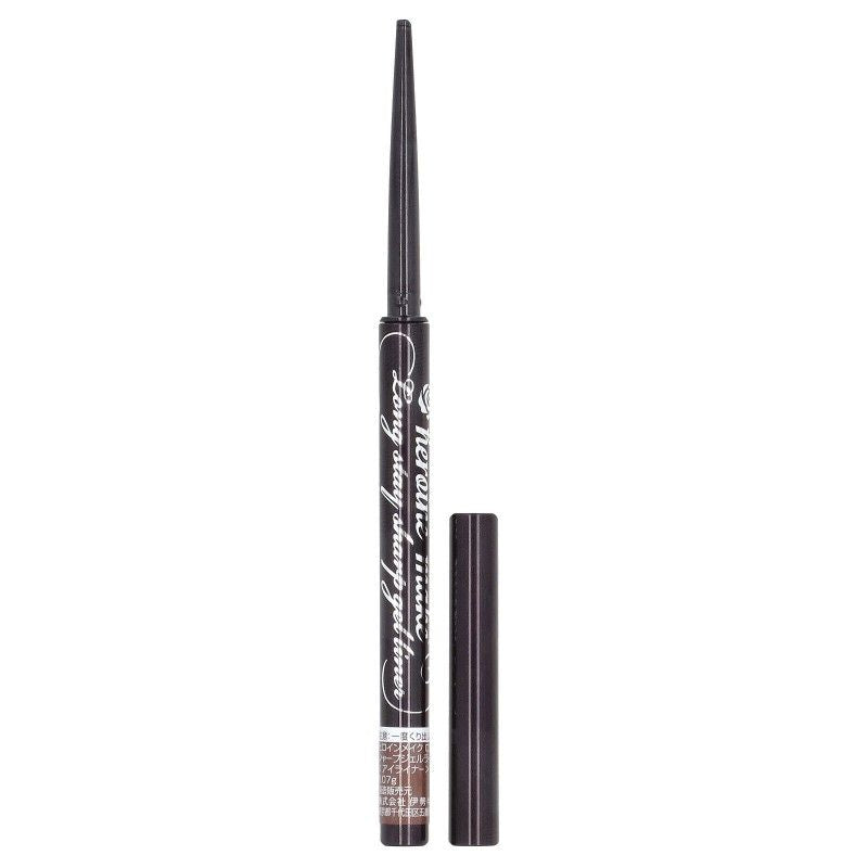 Kiss Me Heroine Make Long Stay Sharp Gel Line Dark Brown