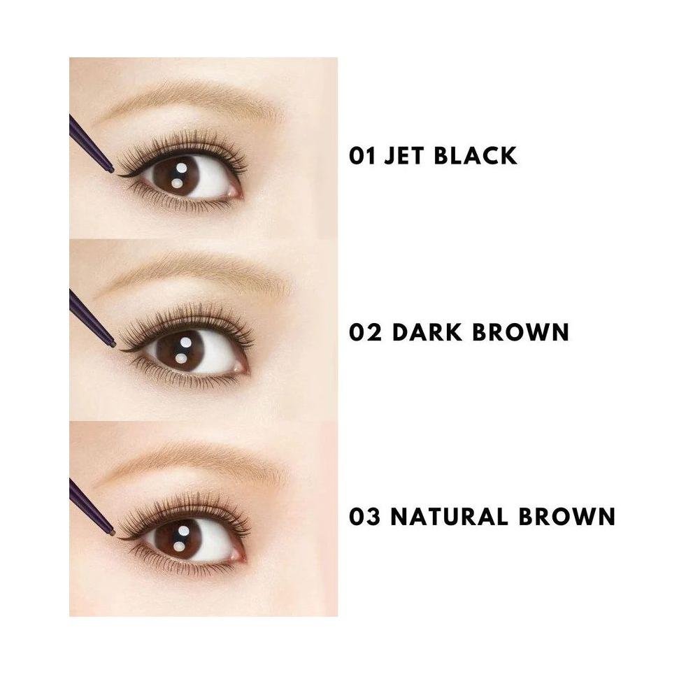 Kiss Me Heroine Make Long Stay Sharp Gel Line Dark Brown