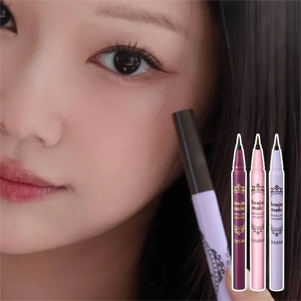 Kiss Me Heroine Make Smooth Liquid Eyeliner #02 Deep Brown 1+1pcs