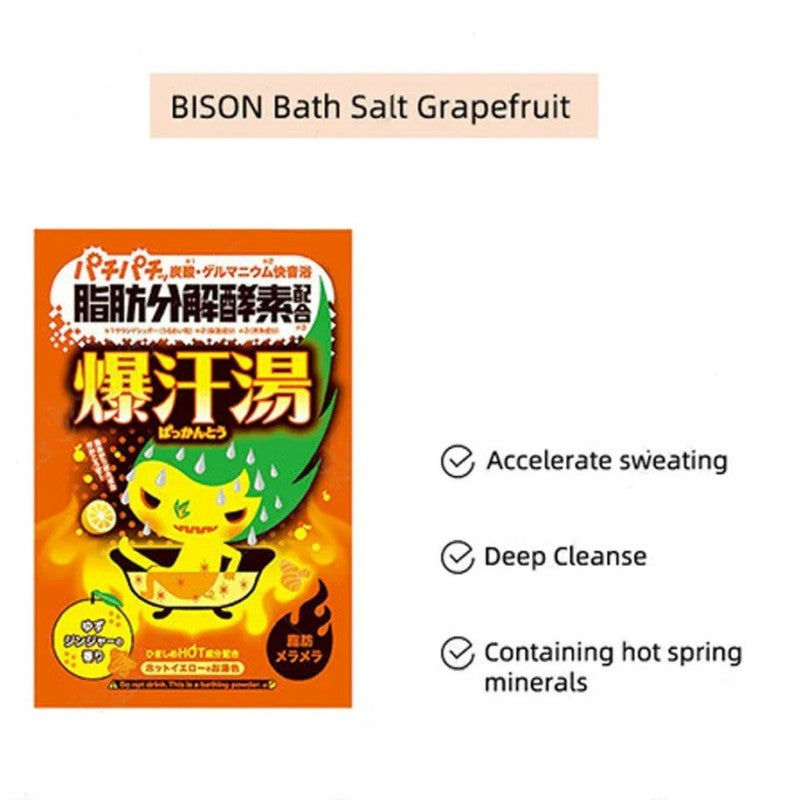 Bison Bakukanto Bath Salt Grapefruit 60g