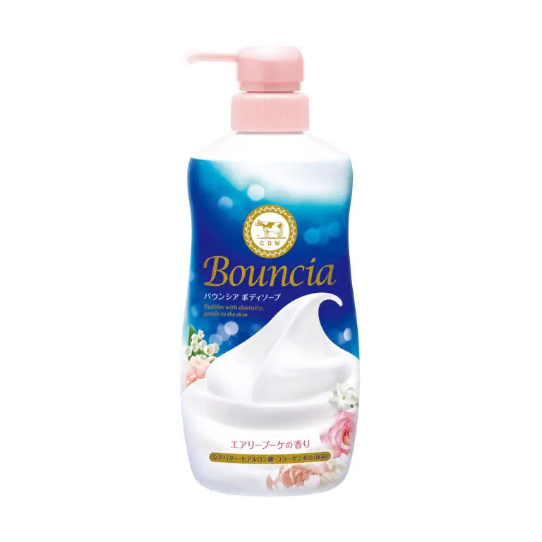 Cow Bouncia Premium Body Wash Airy Boquet Rose 480ml