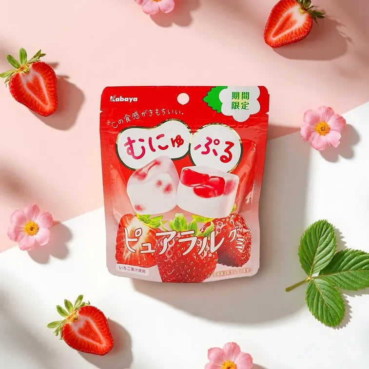 Kabaya Pure & Natural Gummy Strawberry 58g