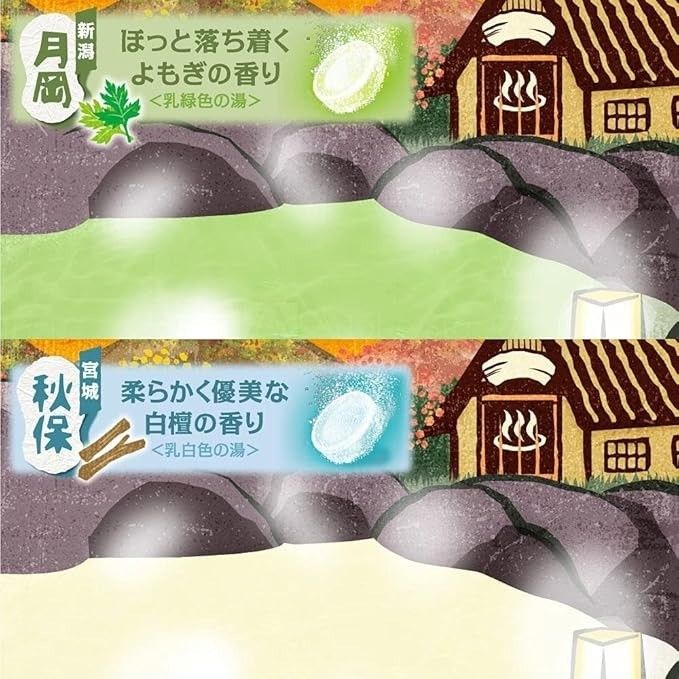 Hakugen Earth Iiyu Tabidachi Carbonated Bath Salts 20pcs