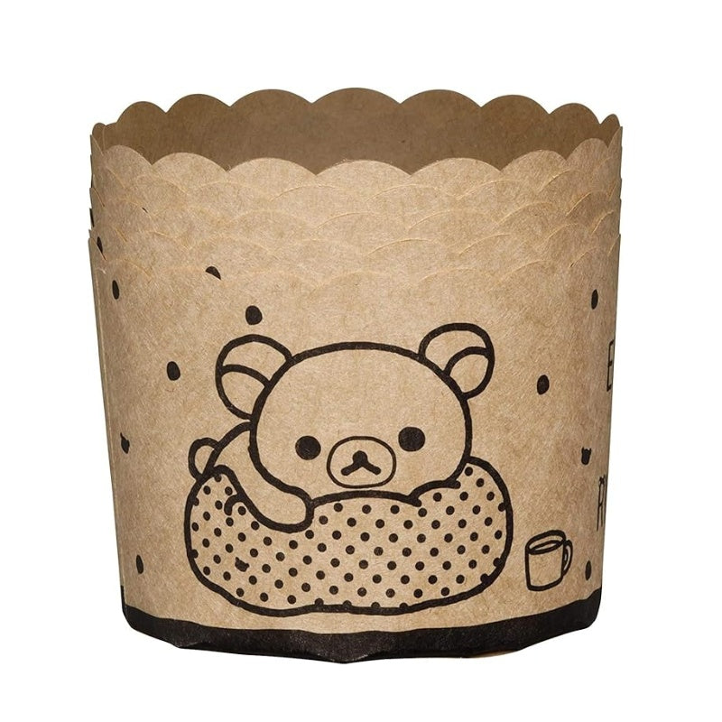 Kai Paper Cupcake Mold Rilakkuma 5pcs