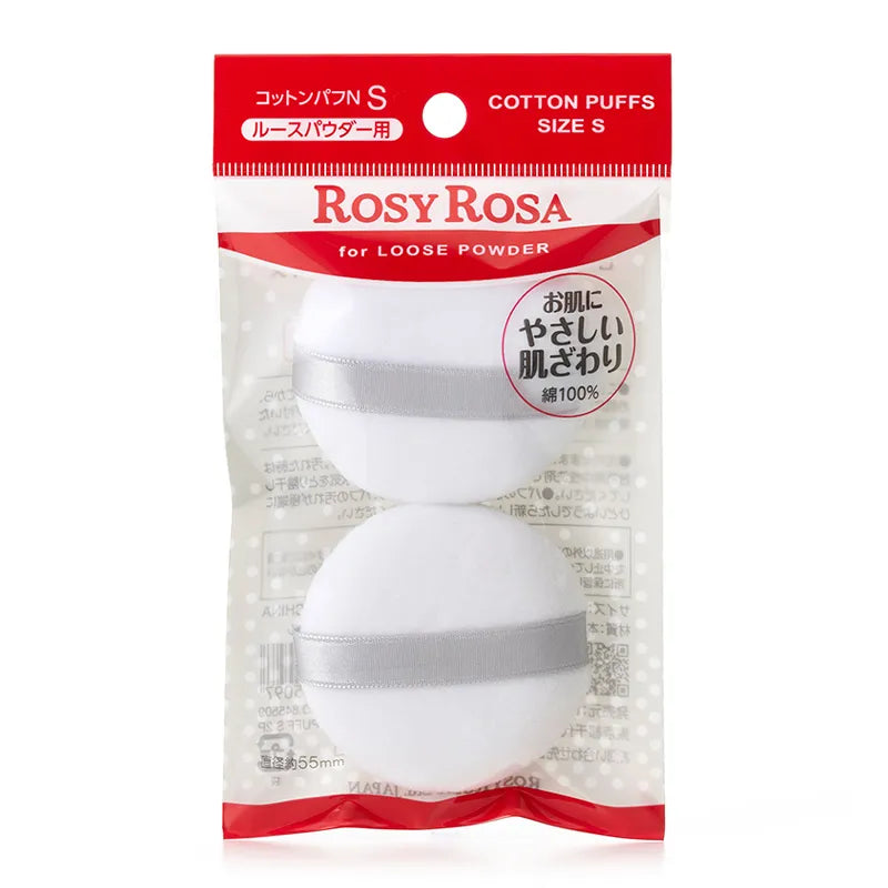 Rosy Rosa Cotton Puff S For Loose Powder 2pcs