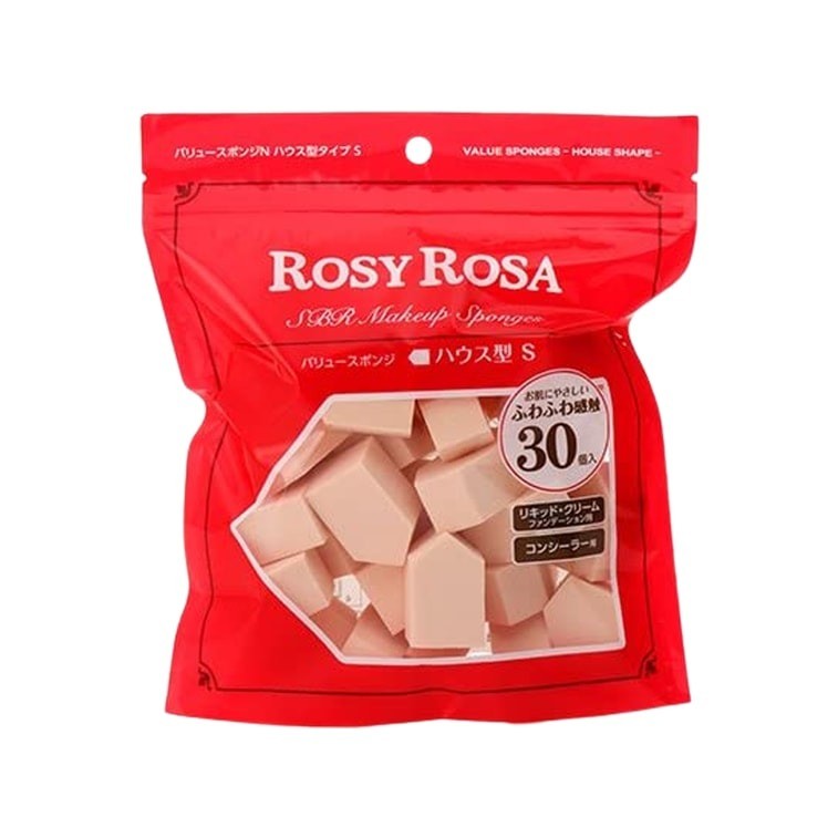 Rosy Rosa Makeup Sponge Pentagon Shape 30pcs