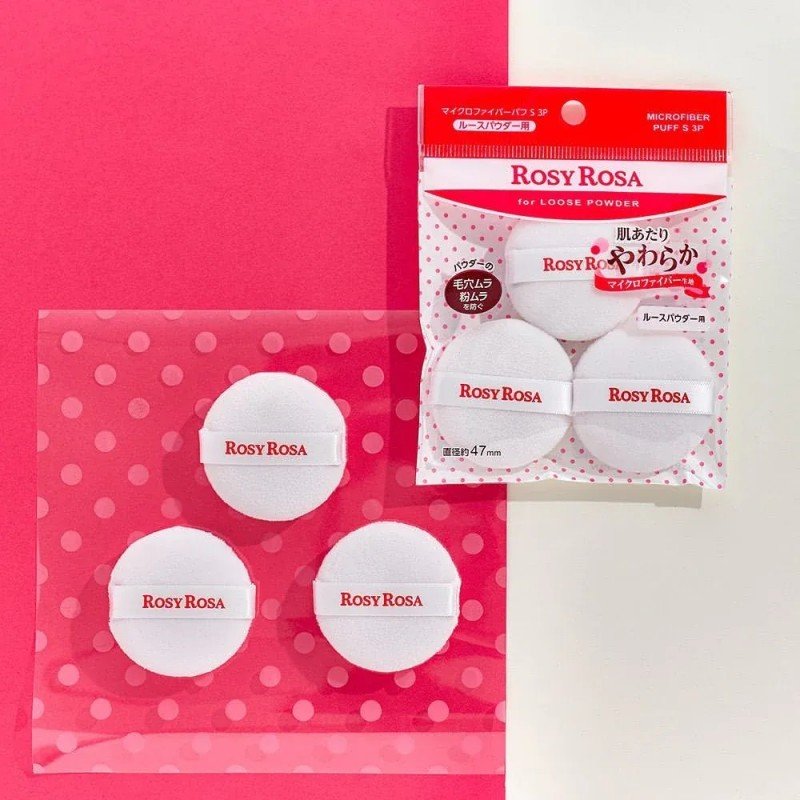 Rosy Rosa Micro Fiber Puff S 3pcs