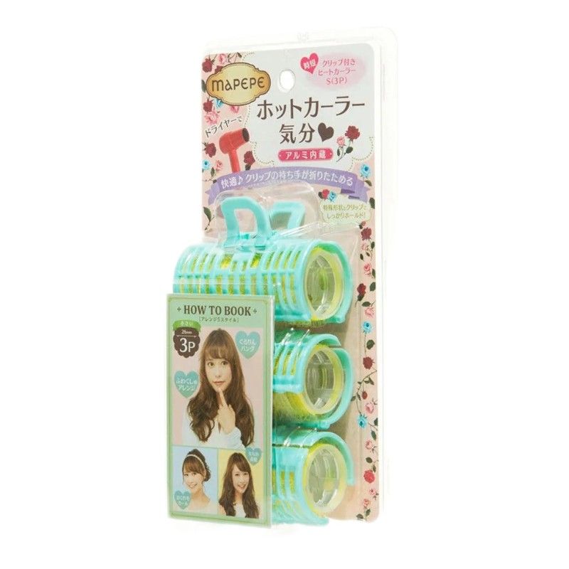 Mapepe Heat Curler with Clip S 3pcs