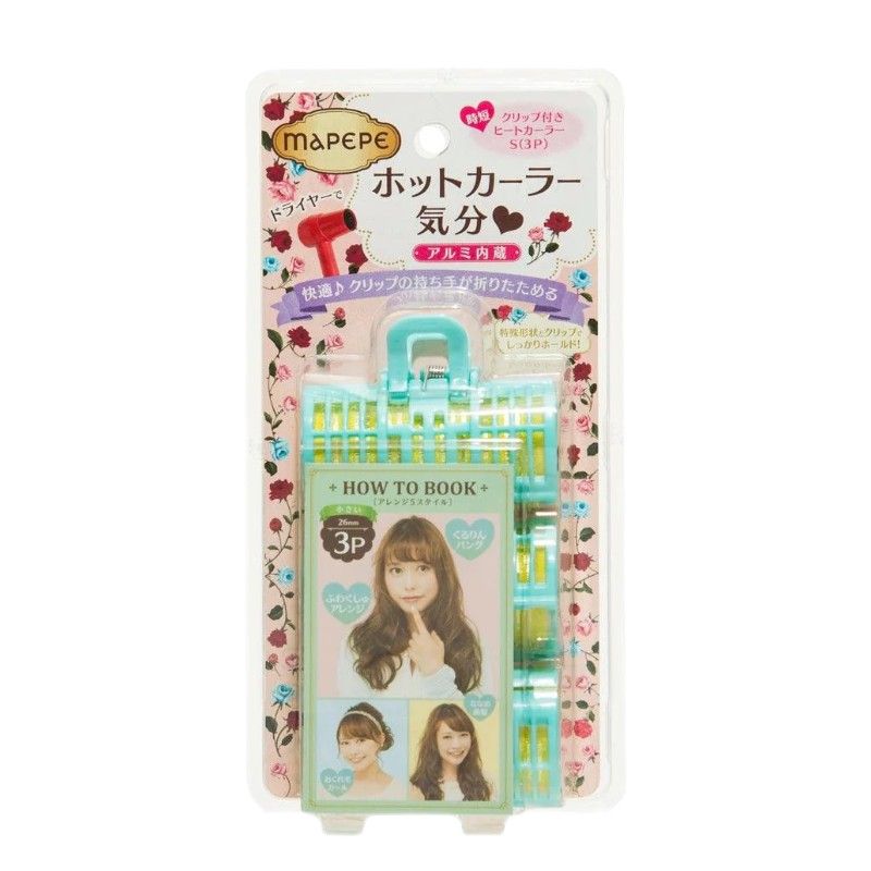 Mapepe Heat Curler with Clip S 3pcs