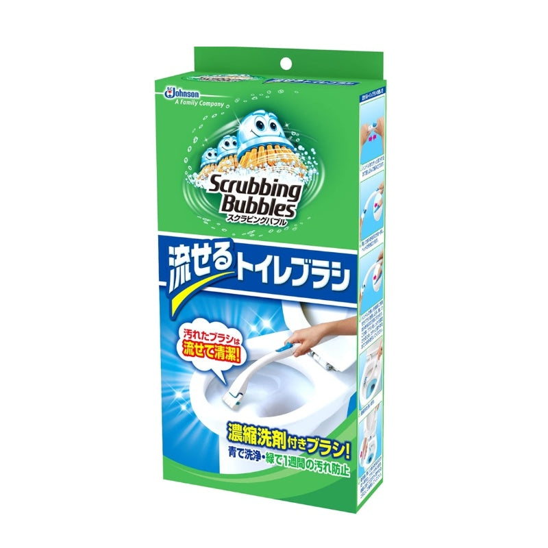 Johnson Scrubbing Bubble Flushable Toilet Brush