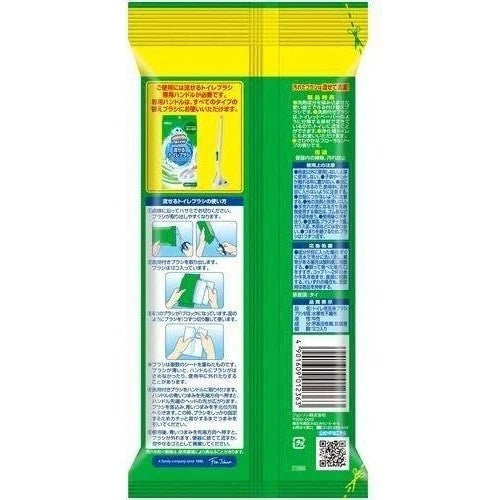 Johnson Scrubbing Bubble Flushable Toilet Brush Replacement Floral Soap 24pcs