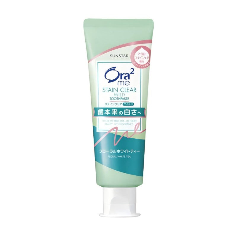 Sunstar Ora2 Me Stain Clear Toothpaste Floral White Tea 125g
