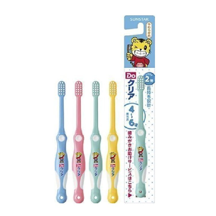 Sunstar Children's Toothbrush For 4-6 Years Old Random Color 1pcs