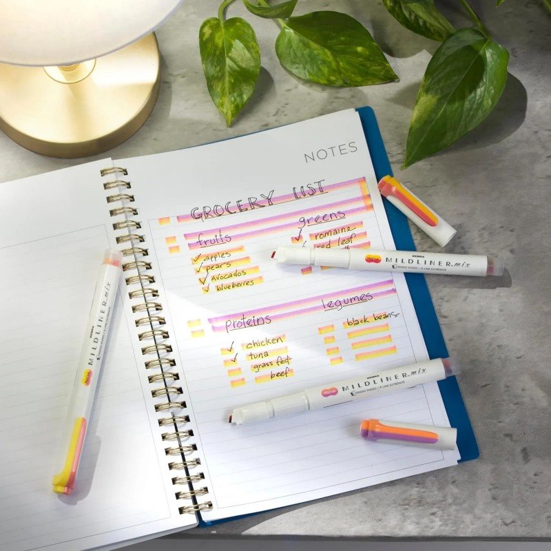 Zebra Mildliner Double-Ended Highlighter Pen Mary Gold 1pcs