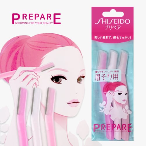 Shiseido Prepare Eyebrow Razor 3pcs