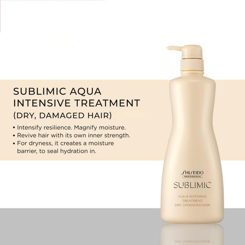 Shiseido Sublimic Aqua Intensive Treatment For Dry Damaged Hair 1000g