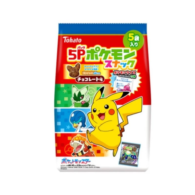 Tohato Pokemon Chocolate Corn Snack 80g