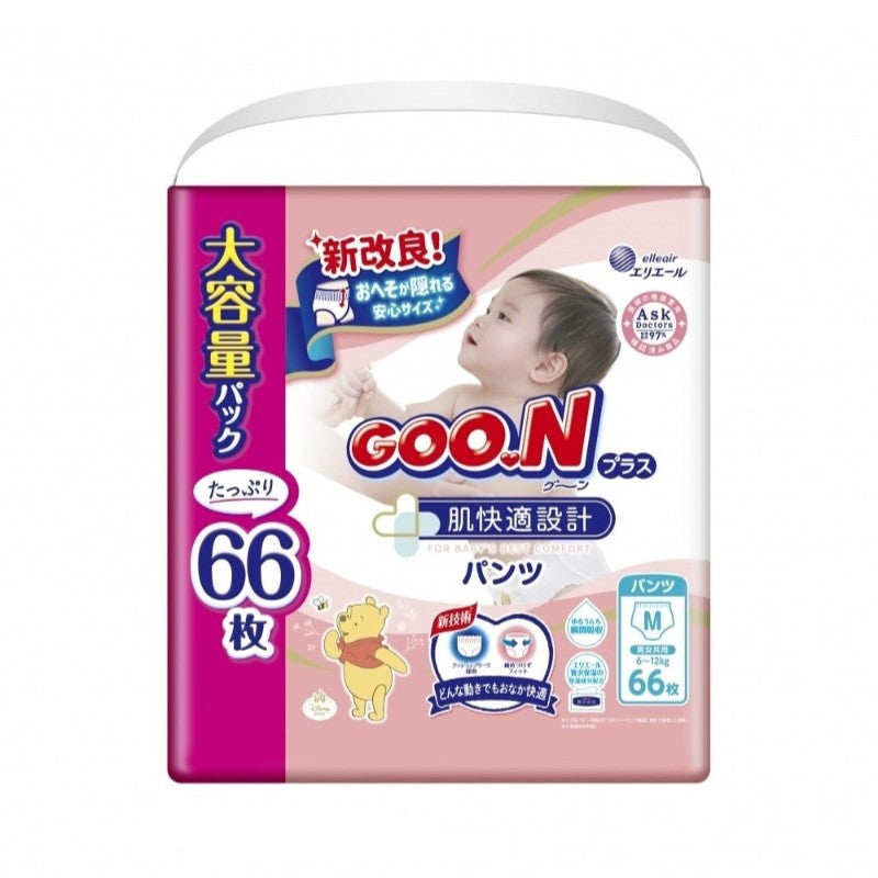 Goo.N Plus Diapers With Tape M 66pcs