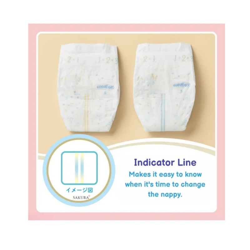 GOO.N Plus Premium Sensitive Skin Nappies M (6-11kg) 56pcs