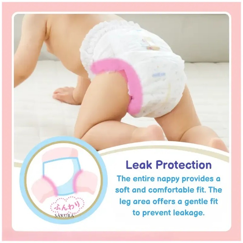 Goo.N Plus Luxury Premium Sensitive Skin Nappies M 52pcs