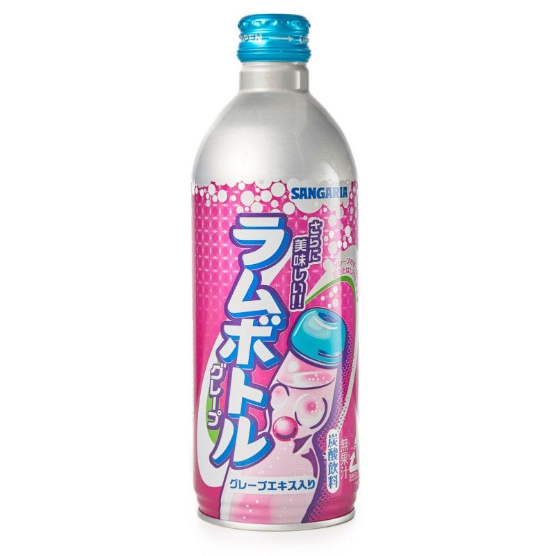 Sangaria Ramune Bottle Grape 500ml