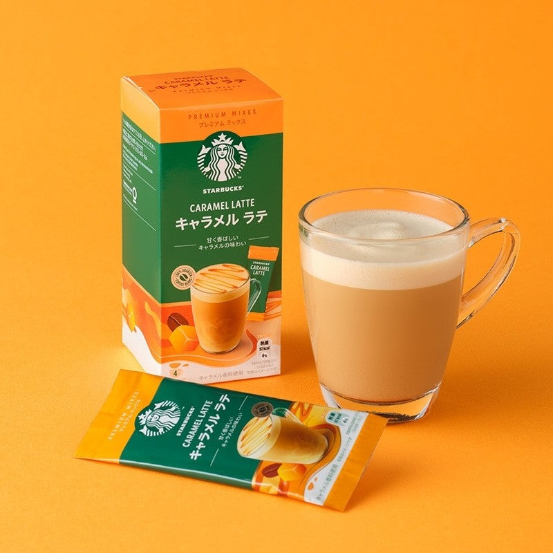 Starbucks Mix Caramel Latte Coffee Stick 24g*4