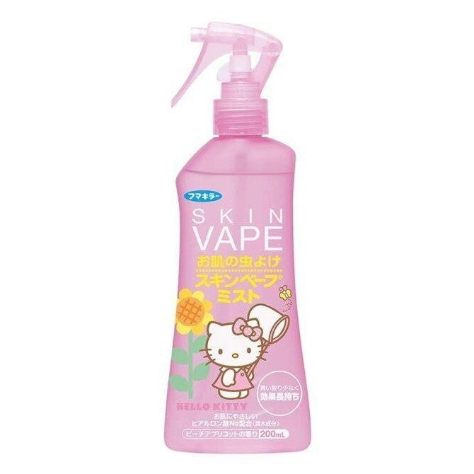 Fumakilla Skin Vape Mosquito Repellent Spray Peach Hello Kitty 200ml