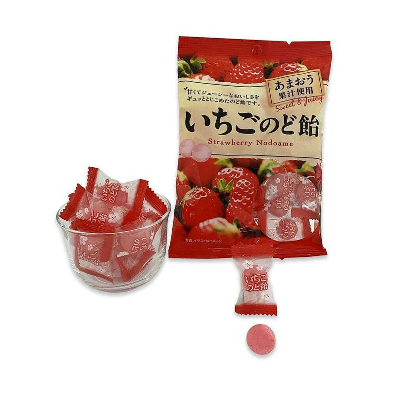 Pine Strawberry Nodoame Candy 70g