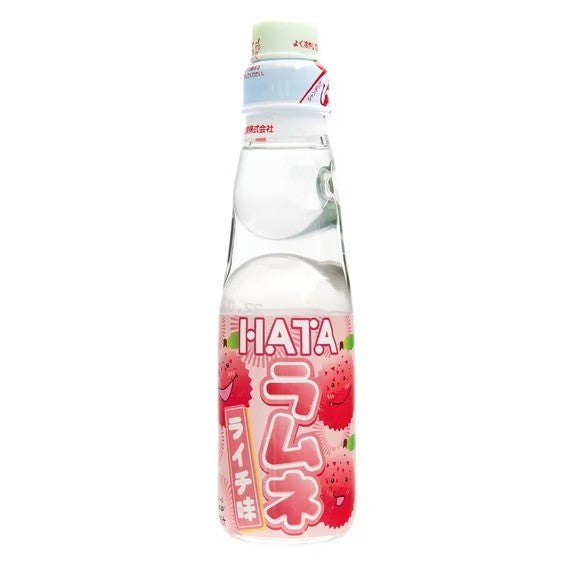 Hatakosen Ramune Soda Lychee Flavour 200ml