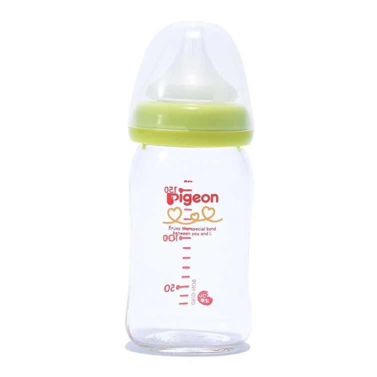 Pigeon Breast Feel Baby Bottle Light Green 150ml