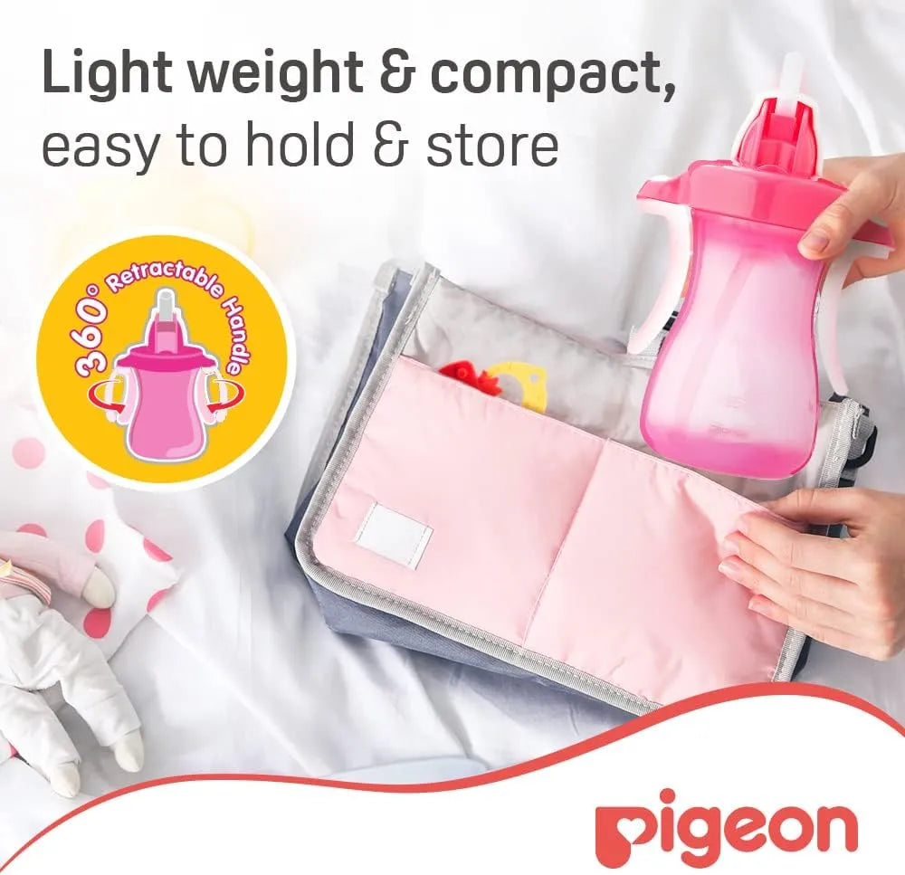 Pigeon Petite Straw Bottle Pink