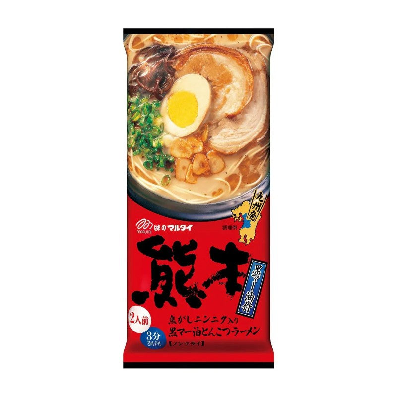 Marutai Kumamoto Tonkotsu Instant Noodle Soup Ramen Non-fried 186g