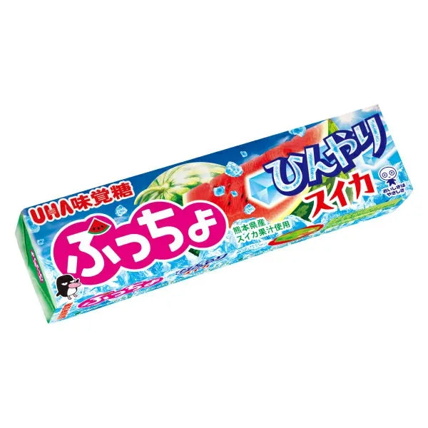 UHA Puccho Chewy Candy Cool Watermelon Flavour 50g