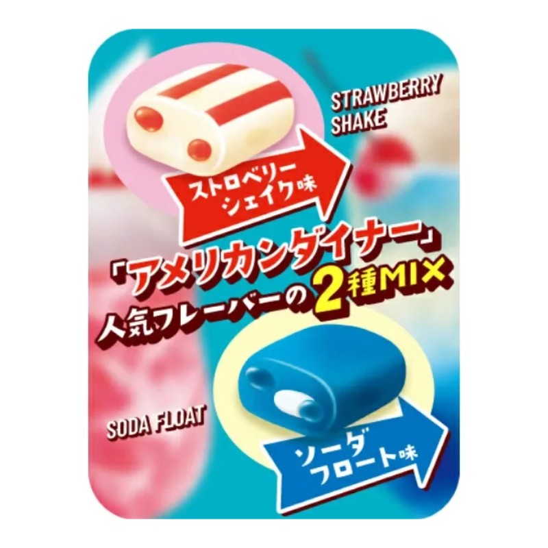 UHA Candy Puccho Strawberry Shake& Soda Float 67g